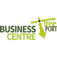 Business centre tree port logo
